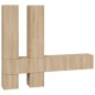 vidaXL TV-Wandschrank Sonoma-Eiche Holzwerkstoff vidaXL TV-Wandschrank Sonoma-Eiche Holzwerkstoff