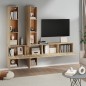 vidaXL TV-Wandschrank Sonoma-Eiche Holzwerkstoff vidaXL TV-Wandschrank Sonoma-Eiche Holzwerkstoff