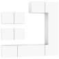 vidaXL 6-tlg. TV-Schrank-Set Weiß Holzwerkstoff vidaXL 6-tlg. TV-Schrank-Set Weiß Holzwerkstoff