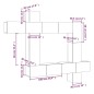 vidaXL 9-tlg. TV-Schrank-Set Weiß Holzwerkstoff vidaXL 9-tlg. TV-Schrank-Set Weiß Holzwerkstoff