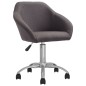 Esszimmerstühle 2 Stk. Drehbar Taupe Stoff Esszimmerstühle 2 Stk. Drehbar Taupe Stoff