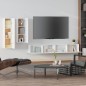 vidaXL 4-tlg. TV-Schrank-Set Weiß Holzwerkstoff vidaXL 4-tlg. TV-Schrank-Set Weiß Holzwerkstoff