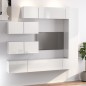 vidaXL 7-tlg. TV-Schrank-Set Hochglanz-Weiß Holzwerkstoff vidaXL 7-tlg. TV-Schrank-Set Hochglanz-Weiß Holzwerkstoff