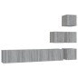 vidaXL TV-Wandschrank Grau Sonoma Holzwerkstoff vidaXL TV-Wandschrank Grau Sonoma Holzwerkstoff