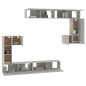 vidaXL TV-Wandschrank Betongrau Holzwerkstoff vidaXL TV-Wandschrank Betongrau Holzwerkstoff
