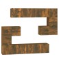 vidaXL TV-Wandschrank Räuchereiche Holzwerkstoff vidaXL TV-Wandschrank Räuchereiche Holzwerkstoff