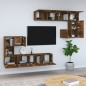vidaXL TV-Wandschrank Räuchereiche Holzwerkstoff vidaXL TV-Wandschrank Räuchereiche Holzwerkstoff