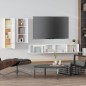 vidaXL 4-tlg. TV-Schrank-Set Hochglanz-Weiß Holzwerkstoff vidaXL 4-tlg. TV-Schrank-Set Hochglanz-Weiß Holzwerkstoff