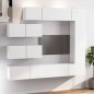 vidaXL 7-tlg. TV-Schrank-Set Weiß Holzwerkstoff vidaXL 7-tlg. TV-Schrank-Set Weiß Holzwerkstoff