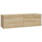 vidaXL 7-tlg. TV-Schrank-Set Sonoma-Eiche Holzwerkstoff vidaXL 7-tlg. TV-Schrank-Set Sonoma-Eiche Holzwerkstoff