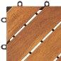 vidaXL Terrassenfliesen 20 Stk. Weiß 30x30 cm Massivholz Akazie vidaXL Terrassenfliesen 20 Stk. Weiß 30x30 cm Massivholz Akazie