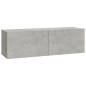vidaXL 6-tlg. TV-Schrank-Set Betongrau Holzwerkstoff vidaXL 6-tlg. TV-Schrank-Set Betongrau Holzwerkstoff