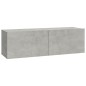 vidaXL 6-tlg. TV-Schrank-Set Betongrau Holzwerkstoff vidaXL 6-tlg. TV-Schrank-Set Betongrau Holzwerkstoff