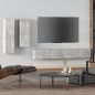 vidaXL 4-tlg. TV-Schrank-Set Betongrau Holzwerkstoff vidaXL 4-tlg. TV-Schrank-Set Betongrau Holzwerkstoff