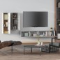 vidaXL 4-tlg. TV-Schrank-Set Betongrau Holzwerkstoff vidaXL 4-tlg. TV-Schrank-Set Betongrau Holzwerkstoff