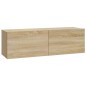 vidaXL 6-tlg. TV-Schrank-Set Sonoma-Eiche Holzwerkstoff vidaXL 6-tlg. TV-Schrank-Set Sonoma-Eiche Holzwerkstoff