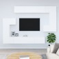 vidaXL TV-Wandschrank Weiß Holzwerkstoff vidaXL TV-Wandschrank Weiß Holzwerkstoff