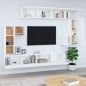 vidaXL TV-Wandschrank Weiß Holzwerkstoff vidaXL TV-Wandschrank Weiß Holzwerkstoff