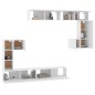 vidaXL TV-Wandschrank Weiß Holzwerkstoff vidaXL TV-Wandschrank Weiß Holzwerkstoff