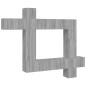 vidaXL 9-tlg. TV-Schrank-Set Grau Sonoma Holzwerkstoff vidaXL 9-tlg. TV-Schrank-Set Grau Sonoma Holzwerkstoff