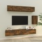 vidaXL 6-tlg. TV-Schrank-Set Räuchereiche Holzwerkstoff vidaXL 6-tlg. TV-Schrank-Set Räuchereiche Holzwerkstoff