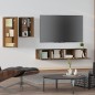 vidaXL 4-tlg. TV-Schrank-Set Braun Eichen-Optik Holzwerkstoff vidaXL 4-tlg. TV-Schrank-Set Braun Eichen-Optik Holzwerkstoff