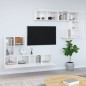 vidaXL TV-Wandschrank Hochglanz-Weiß Holzwerkstoff vidaXL TV-Wandschrank Hochglanz-Weiß Holzwerkstoff