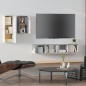 vidaXL 4-tlg. TV-Schrank-Set Betongrau Holzwerkstoff vidaXL 4-tlg. TV-Schrank-Set Betongrau Holzwerkstoff