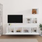 vidaXL 4-tlg. TV-Schrank-Set Weiß Holzwerkstoff vidaXL 4-tlg. TV-Schrank-Set Weiß Holzwerkstoff
