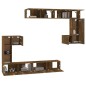 vidaXL TV-Wandschrank Räuchereiche Holzwerkstoff vidaXL TV-Wandschrank Räuchereiche Holzwerkstoff