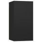 vidaXL 4-tlg. TV-Schrank-Set Schwarz Holzwerkstoff vidaXL 4-tlg. TV-Schrank-Set Schwarz Holzwerkstoff