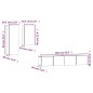 vidaXL 4-tlg. TV-Schrank-Set Schwarz Holzwerkstoff vidaXL 4-tlg. TV-Schrank-Set Schwarz Holzwerkstoff