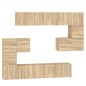 vidaXL TV-Wandschrank Sonoma-Eiche Holzwerkstoff vidaXL TV-Wandschrank Sonoma-Eiche Holzwerkstoff
