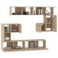 vidaXL TV-Wandschrank Sonoma-Eiche Holzwerkstoff vidaXL TV-Wandschrank Sonoma-Eiche Holzwerkstoff