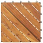vidaXL Terrassenfliesen 30 Stk. Braun 30x30 cm Massivholz Akazie vidaXL Terrassenfliesen 30 Stk. Braun 30x30 cm Massivholz Akazie
