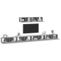 vidaXL 6-tlg. TV-Schrank-Set Grau Sonoma Holzwerkstoff vidaXL 6-tlg. TV-Schrank-Set Grau Sonoma Holzwerkstoff