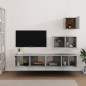 vidaXL 4-tlg. TV-Schrank-Set Betongrau Holzwerkstoff vidaXL 4-tlg. TV-Schrank-Set Betongrau Holzwerkstoff