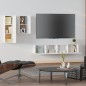 vidaXL 4-tlg. TV-Schrank-Set Weiß Holzwerkstoff vidaXL 4-tlg. TV-Schrank-Set Weiß Holzwerkstoff