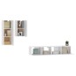 vidaXL 4-tlg. TV-Schrank-Set Weiß Holzwerkstoff vidaXL 4-tlg. TV-Schrank-Set Weiß Holzwerkstoff
