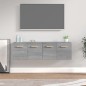 vidaXL Wandschränke 2 Stk. Grau Sonoma 60x36,5x35 cm Holzwerkstoff vidaXL Wandschränke 2 Stk. Grau Sonoma 60x36,5x35 cm Holzwerkstoff