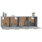 vidaXL Wandschränke 2 Stk. Grau Sonoma 60x36,5x35 cm Holzwerkstoff vidaXL Wandschränke 2 Stk. Grau Sonoma 60x36,5x35 cm Holzwerkstoff
