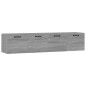 vidaXL Wandschränke 2 Stk. Grau Sonoma 60x36,5x35 cm Holzwerkstoff vidaXL Wandschränke 2 Stk. Grau Sonoma 60x36,5x35 cm Holzwerkstoff