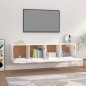 vidaXL Wandschränke 2 Stk. Weiß 80x35x36,5 cm Holzwerkstoff vidaXL Wandschränke 2 Stk. Weiß 80x35x36,5 cm Holzwerkstoff