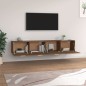 vidaXL Wandschränke 2 Stk. Braun Eichen-Optik 100x36,5x35 cm vidaXL Wandschränke 2 Stk. Braun Eichen-Optik 100x36,5x35 cm