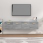 vidaXL Wandschränke 2 Stk. Grau Sonoma 80x35x36,5 cm Holzwerkstoff vidaXL Wandschränke 2 Stk. Grau Sonoma 80x35x36,5 cm Holzwerkstoff