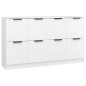 vidaXL Sideboards 2 Stk. Weiß 60x30x70 cm Holzwerkstoff vidaXL Sideboards 2 Stk. Weiß 60x30x70 cm Holzwerkstoff
