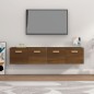 vidaXL Wandschränke 2Stk Braun Eichen-Optik 80x35x36,5cm Holzwerkstoff vidaXL Wandschränke 2Stk Braun Eichen-Optik 80x35x36,5cm Holzwerkstoff