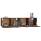 vidaXL Wandschränke 2Stk Braun Eichen-Optik 80x35x36,5cm Holzwerkstoff vidaXL Wandschränke 2Stk Braun Eichen-Optik 80x35x36,5cm Holzwerkstoff
