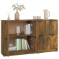 vidaXL Sideboards 2 Stk. Räuchereiche 60x30x70 cm Holzwerkstoff vidaXL Sideboards 2 Stk. Räuchereiche 60x30x70 cm Holzwerkstoff