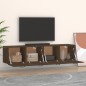 vidaXL Wandschränke 2Stk Braun Eichen-Optik 60x36,5x35cm Holzwerkstoff vidaXL Wandschränke 2Stk Braun Eichen-Optik 60x36,5x35cm Holzwerkstoff